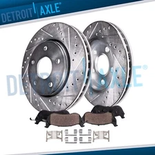4WD Front Drilled Disc Rotors Pads for Ford Explorer Ranger Mercury Mountaineer