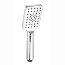 Handheld Shower Head Square Multi Function 3-Setting Modern Chrome ENKI E05