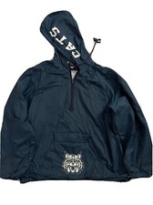 king Louie Made In The USA wind breaker hoodie large