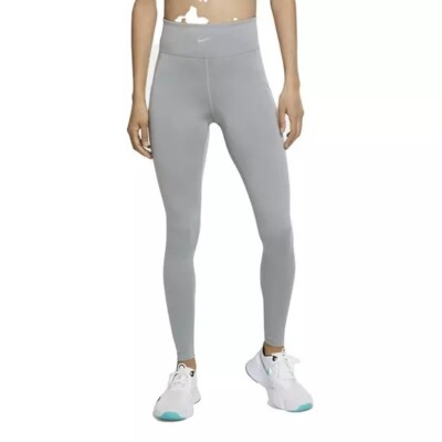 Nike Women's Pro Luxe Stealth Mid-Rise Dri-Fit Leggings Grey