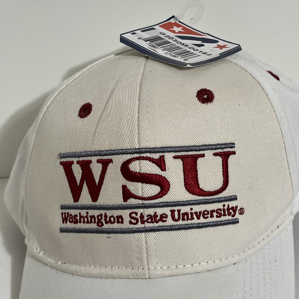 Washington State Cougars WSU Wazzu Vintage Snapback Baseball Golf