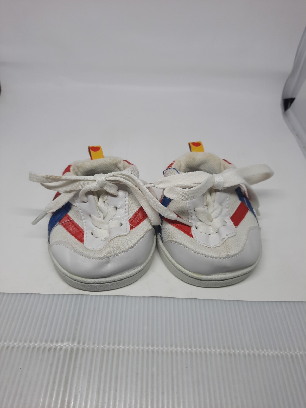 Build A Bear BABW Shoes Sneakers Red White Blue Basketball Athletic Patriotic