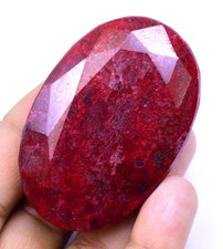 RARE 419.30 Ct Natural HUGE Red Ruby Museum Grade Certified Oval Loose Gemstone