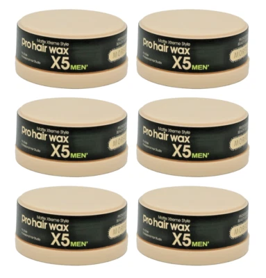 Morfose Pro Hair Wax X5 Matte Haarwachs Men 6x150 ml