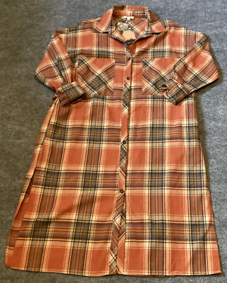 brown dress shoes high top Seasons Keep Changing Flannel Dress In Cream – Impressions Outlet main image 0