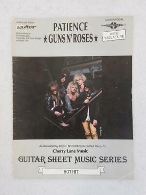 GUNS N' ROSES Patience with Tablature Guitar Sheet Music Cherry Lane Music 1989