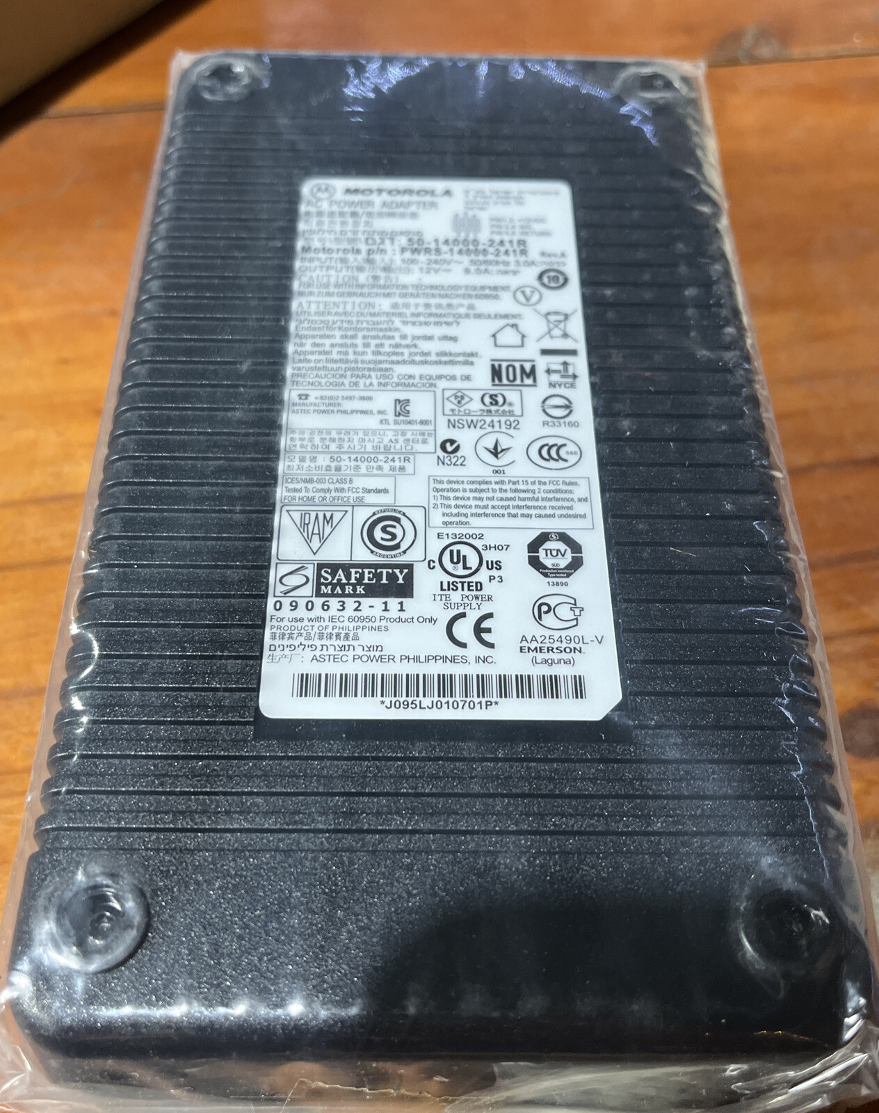 Adattatore AC Motorola Adattatore Alimentatore AC/DC 5V Per Motorola Symbol - Sostituto Di PWRS-14000-253R/257R Caricabatterie Motorola Symbol Sostituzione - Foto 4