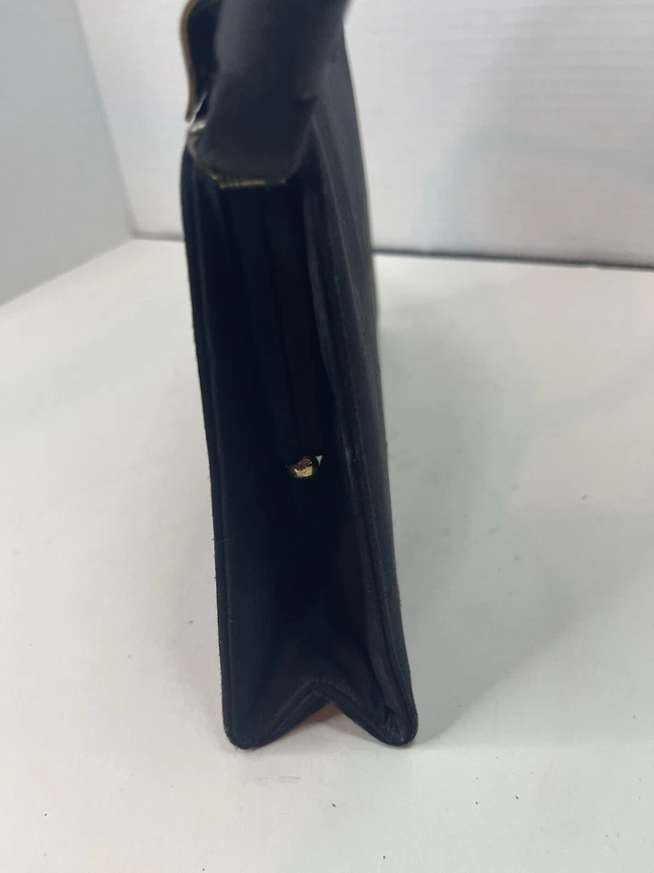  After Five Vintage Purse Black Evening Cocktail Bag Clutch Bag 50s - Image 4 of 4