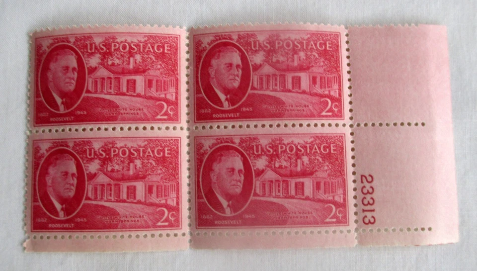 US Scott # 930-933, Franklin D. Roosevelt, 1945 Stamps, MNH - Image 3 of 4