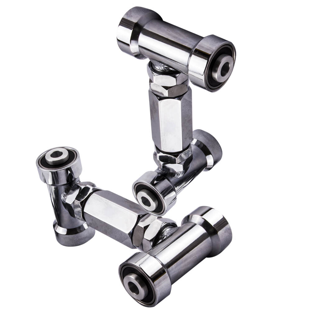 Pair Front Upper Camber Arms Adjustable For Nissan Skyline R32 GTST GTR300ZX Z32