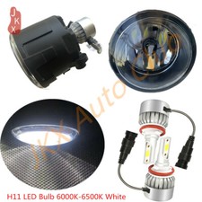 LH + RH Clear LED Bumper Fog Lights Driving Lamps for Quest Versa Rogue Cube