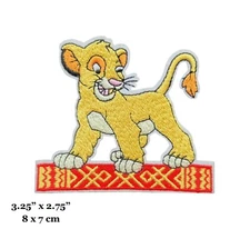 The Lion King Simba Character Figure Embroidered Iron On Patch