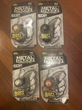 Thumb Chuckz Metal Soft Metaltek Gold, Silver, Copper Zing Fidget Toy Lot Of 4