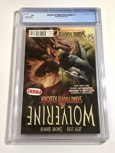 SUMMER OF SPIDER-MAN #1 SAMPLER CGC 9.8 1ST COVER MILES & PETER PARKER SPIDERMEN - Picture 3 of 4