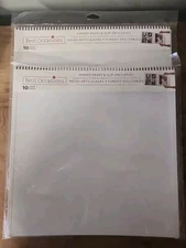 NIP Best Occasions 5 HINGED PAGE REFILLS & SLIP ON 5 PROTECTIVE SLEEVES, 2 Packs