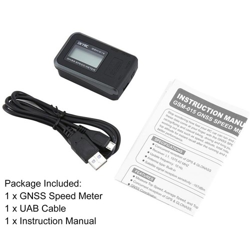 SKYRC GSM-015 GPS GNSS Speed Meter Altimeter for RC Car Plane Drone SK-500024 - Picture 3 of 12
