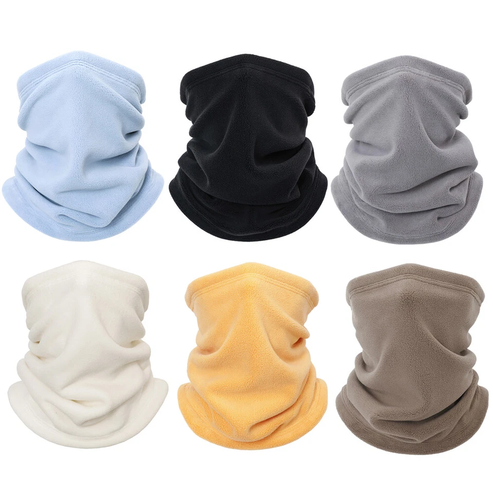 Aquecedor de pescoço de lã - Bandana à prova de vento inverno pescoço gaiter clima frio máscara facial - Imagem 3 de 4