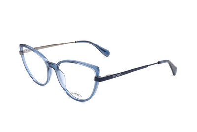 Max&Co. MO5103 090 SHINY BLUE 54/16/145 Damen Brillen