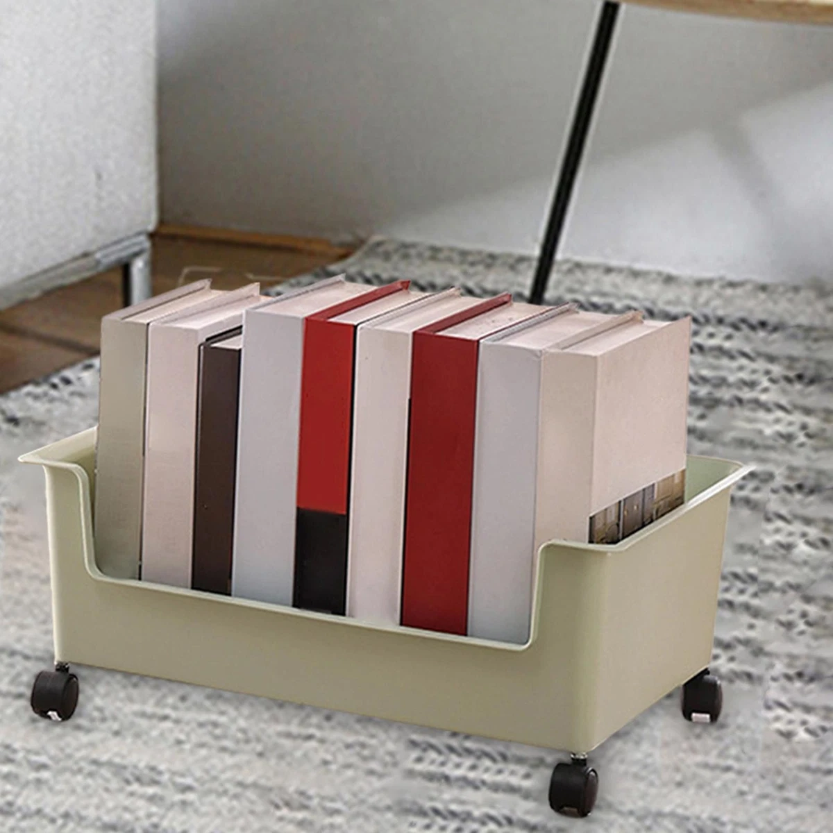 Under desk storage on on sale wheels