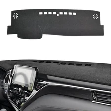 For 2018-2024 Toyota Camry Anti-slip Black Car Dashboard Pad Dash Cover Mat Pad