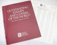 Stanley Gibbons Stamps & Covers of World Auction Catalog w Prices Realized 1981