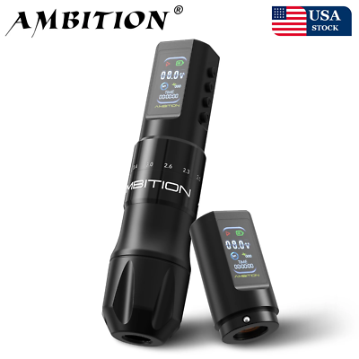 Ambition C2 Wireless Tattoo Machine Pen 7 Adjustable Stroke