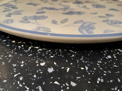 BHS BRISTOL BLUE CAKE / CHEESE PLATTER - Picture 2 of 3