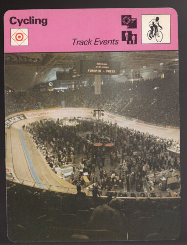 CYCLISME épreuves de course sur piste courses de six jours à Munich photo 1977 CARTE SPORTCASTER - Photo 1/1