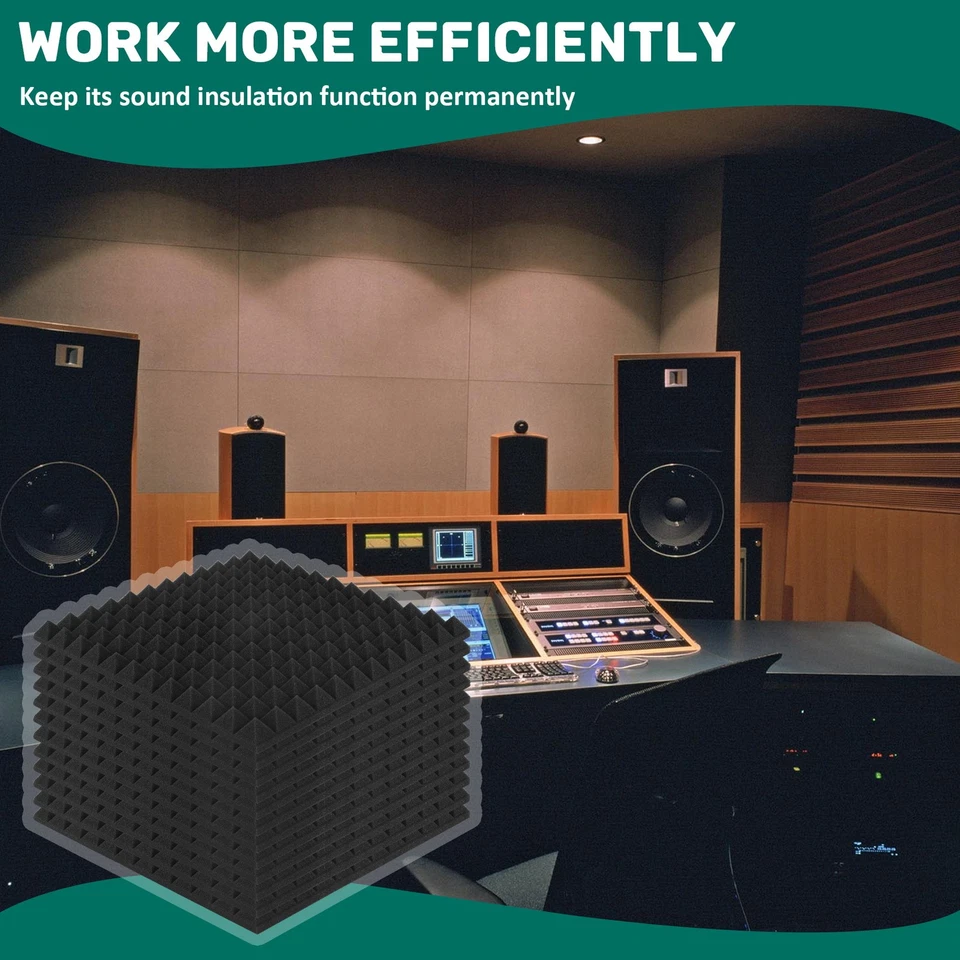 Schall Schutz Schaumstoff Polster Behandlungs Platte mit 12 Packung im Pyra4103 - Bild 4 von 4