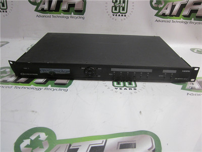 Crestron HD-MD6X2-4K-E 4K HDMI Switcher Tested Dent in Display Bent Rack Ear
