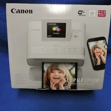 CANON Selphy CP1200 Compact Photo Printer Wi-Fi AirPrint NEW Open Box