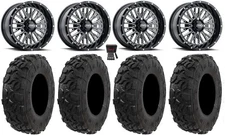 ITP Momentum 14" Wheels Milled 27" Harvester Tires Can-Am Maverick X3