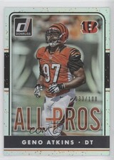 2016 Donruss All-Pros Holo 33/100 Geno Atkins #11 s1i