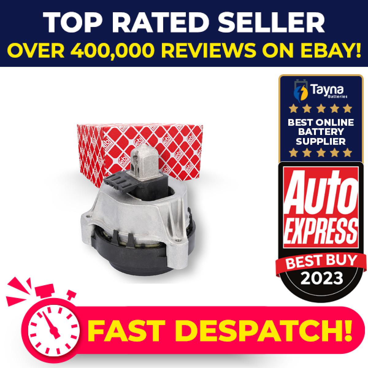 Engine Mount Left 182583 Febi Mounting 22116860487 Genuine Quality Guaranteed