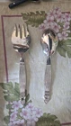 Wallace - Silver PLATED Serving Fork & Spoon