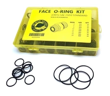 Hydraulic O-Ring Kit 155 Pieces (8 Sizes) SAE Buna-N 90 Durometer | FACE OR