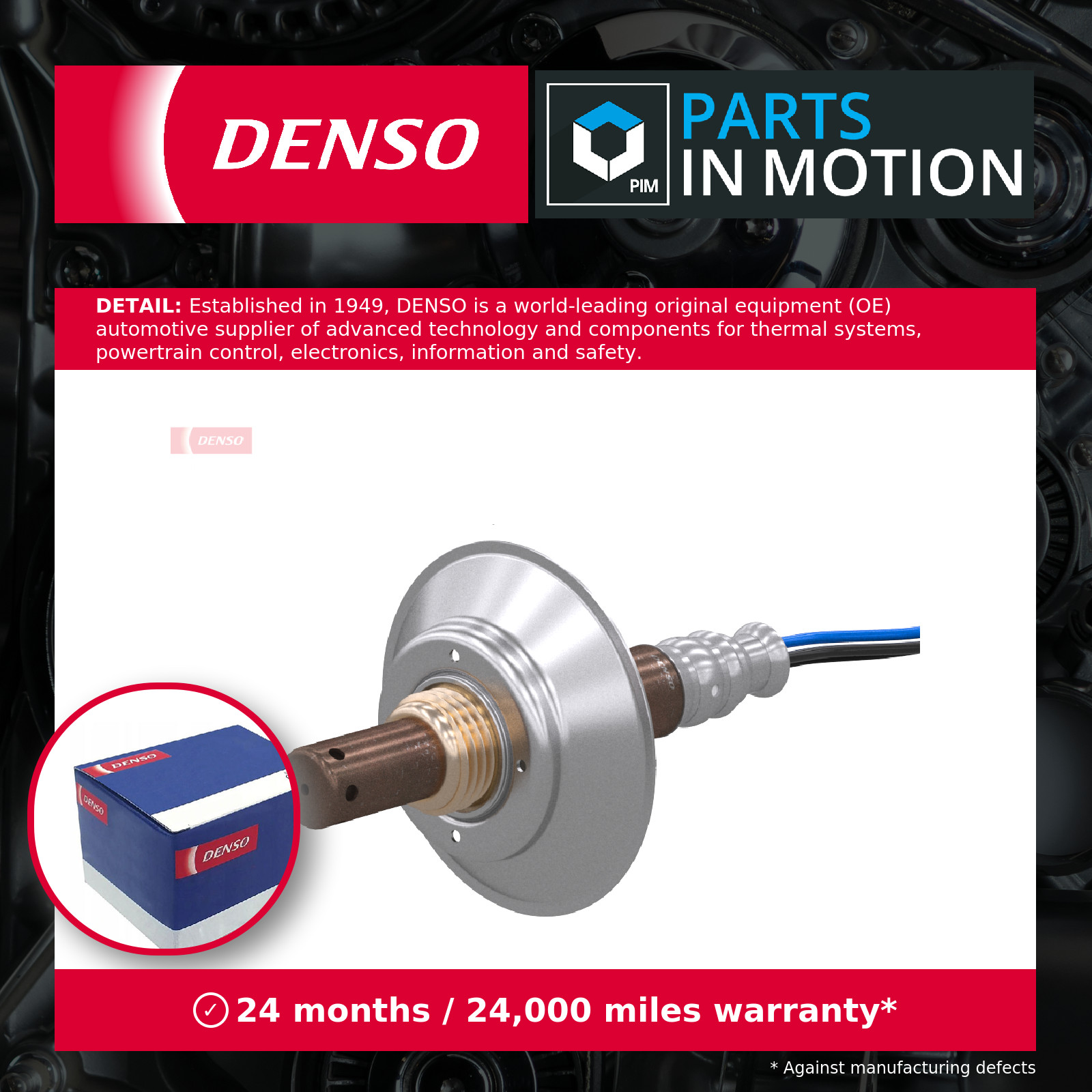 Lambda Sensor fits MITSUBISHI ASX GA 2.0 13 to 15 4B11 Oxygen Denso 1588A025 New