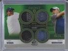 2021 SP Game Used Dual Swatch /25 Tiger Woods Collin Morikawa #F92-WM