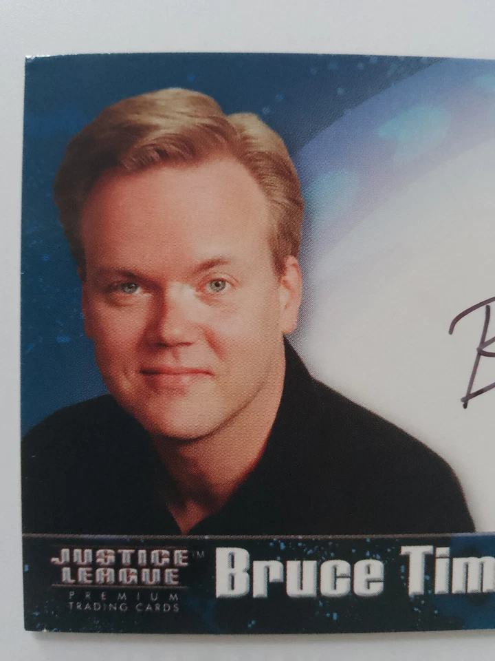 Bruce Timm Inkworks 2003 Liga de la Justicia autógrafo productor A1 Foto 3 de 4