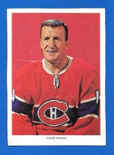 CLAUDE PROVOST 1963-65 CHEX CEREAL PHOTOS CANADIENS NHL HOCKEY CARD