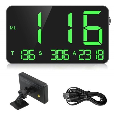 OinDoDi Digital GPS Speedometer Heads Up Display for Cars New HUD MPH