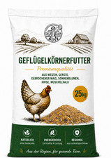 K&ouml;rnerfutter Premiumqualit&auml;t 25 kg &ndash; Gefl&uuml;gelfutter f&uuml;r H&uuml;hner, Enten, G&auml;nse....