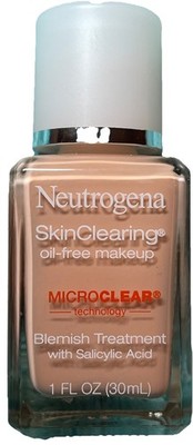 Neutrogena SkinClearing Oil-Free Makeup Buff 30 MicroClear Blemish Exp 4/26