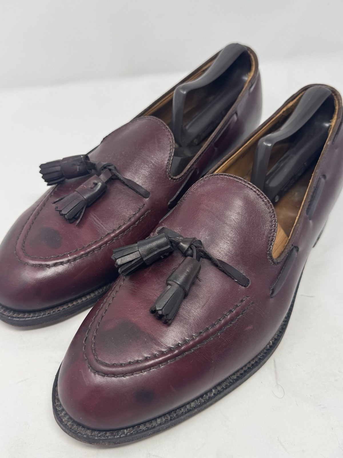 Alden 663 Burgundy Calfskin Tassel Loafer
