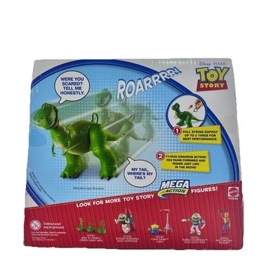 Vintage Disney Pixar Toy Story Roar N Run Rex Mattel V4046 New
