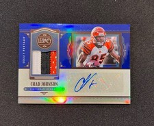 2021 Panini Legacy LPA-CJ Chad Johnson Sapphire /25 Patch Auto 