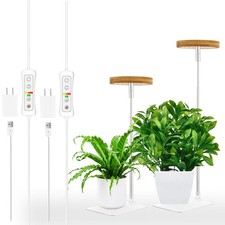 LED Grow Light for Indoor Plants Full Spectrum, Height Adjustable, Timer