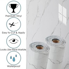 Marble Vinyl Sheet NEW Self Adhesive Peel Paper Backing 40CMx3M Sticky Back 8x
