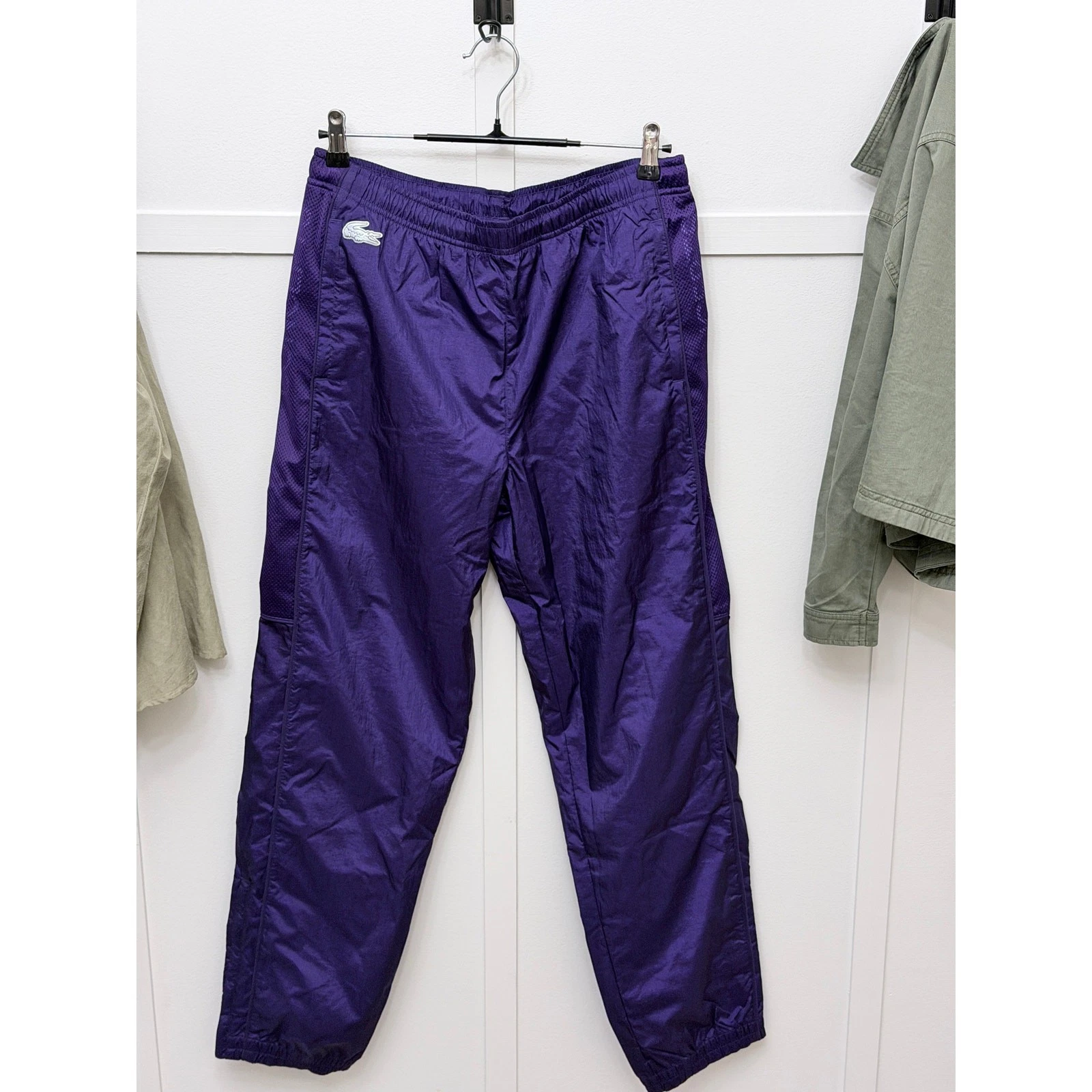 Lacoste x Concepts Purple Wind Track Pants Size Medium NWT!