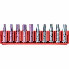 PB Swiss Tools Hex Torx Bit Block PB C6.704 CN 100% Swiss Made 10-Piece Bit NEW